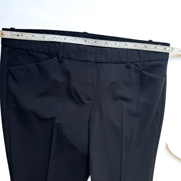 THEORY Custom Max 2 Stretch Wool Blend Trouser Pants Black Size 10 - Picture 7 of 13